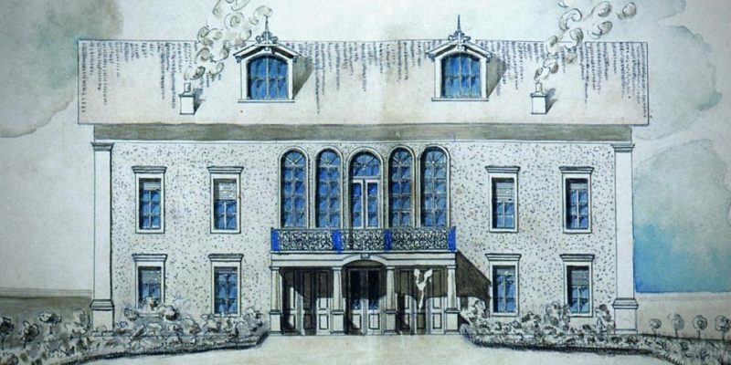 Πρόσοψη της οικίας Ελευθερίου Βανιζέλου στη Χαλέπα