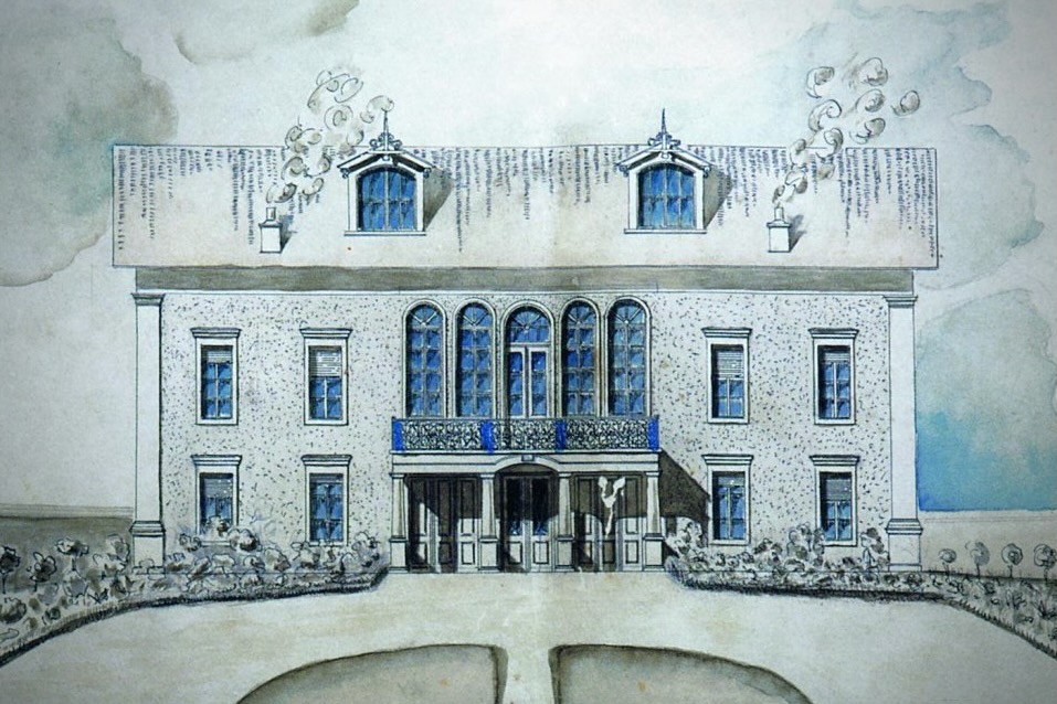 Πρόσοψη της οικίας Ελευθερίου Βανιζέλου στη Χαλέπα